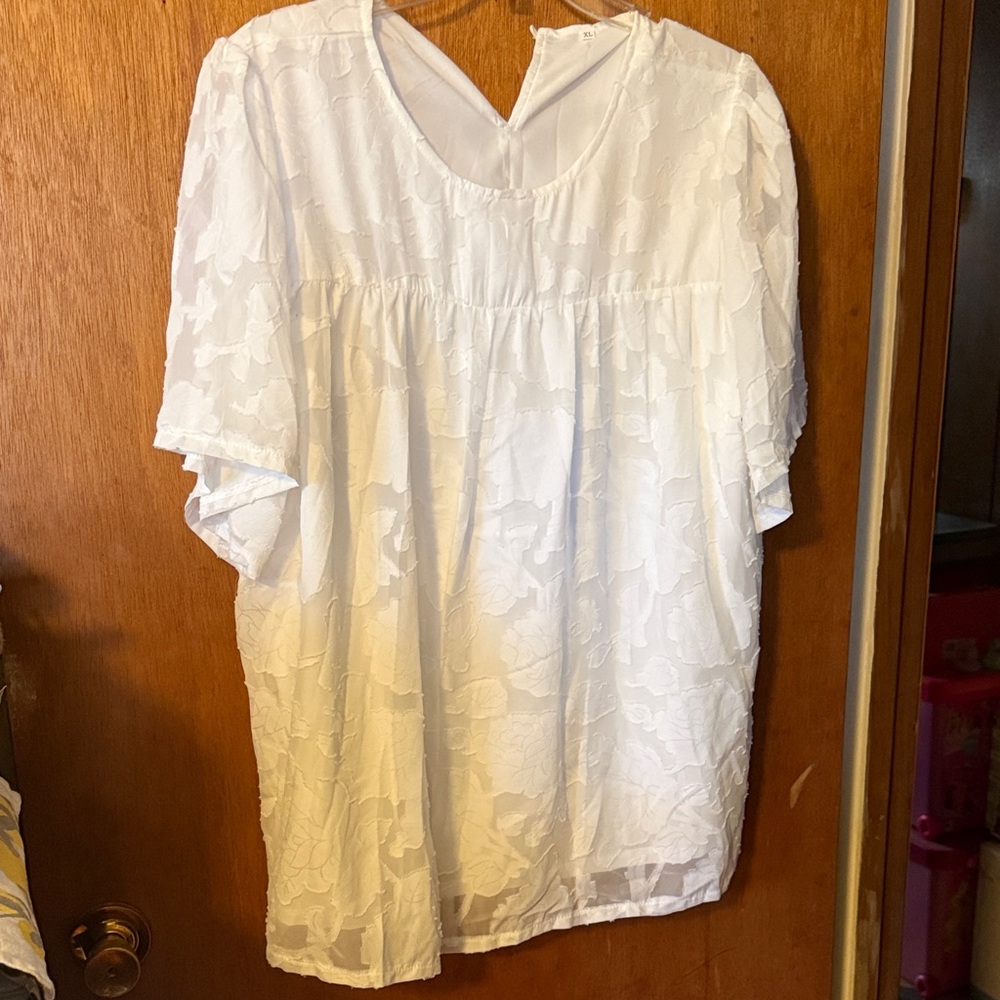 Elegant White Women's Top